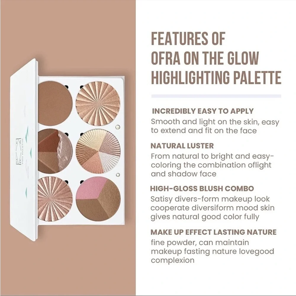 ✨ OFRA PRO PALETTE - ON THE GLOW Highlighting and bronzing palette